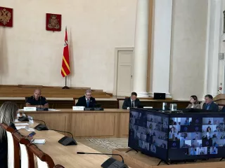 25 августа под председательством заместителя председателя Правительства Смоленской области Алексея Николаевича Выдрина состоялось заседание региональной комиссии по обеспечению безопасности дорожного движения - фото - 1